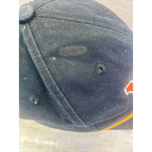 Volunteer Traditions TN Vols Black Orange Rope Hat Adjustable Snapback Cap - Picture 6 of 9